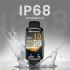 HiFuture EV02 Bluetooth Smart Calling Watch, 1.47 Inch IPS Display, 7 Days Daily Use, 100+ Sport Mode, Heart Rate Monitoring, IP68 Waterproof Smart Watch - Black
